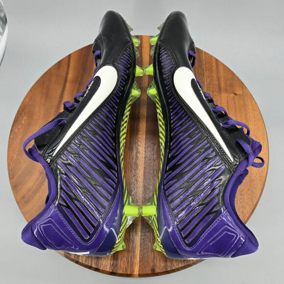 Nike Vapor Carbon 2.0 Elite Football Cleats Men\'s 15 Black Purple Athletic Shoes main image 8